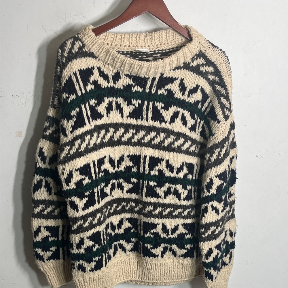 Chunky Knit Ecuadorian Wool Sweater
